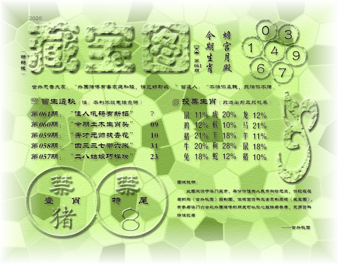 061期老《藏宝图》[图]