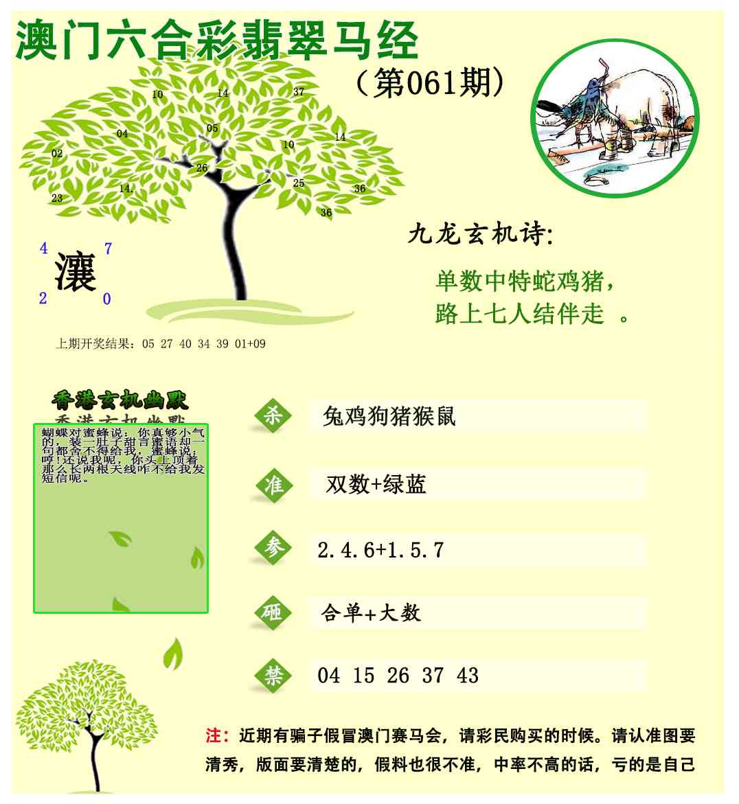 061期翡翠马经[图]