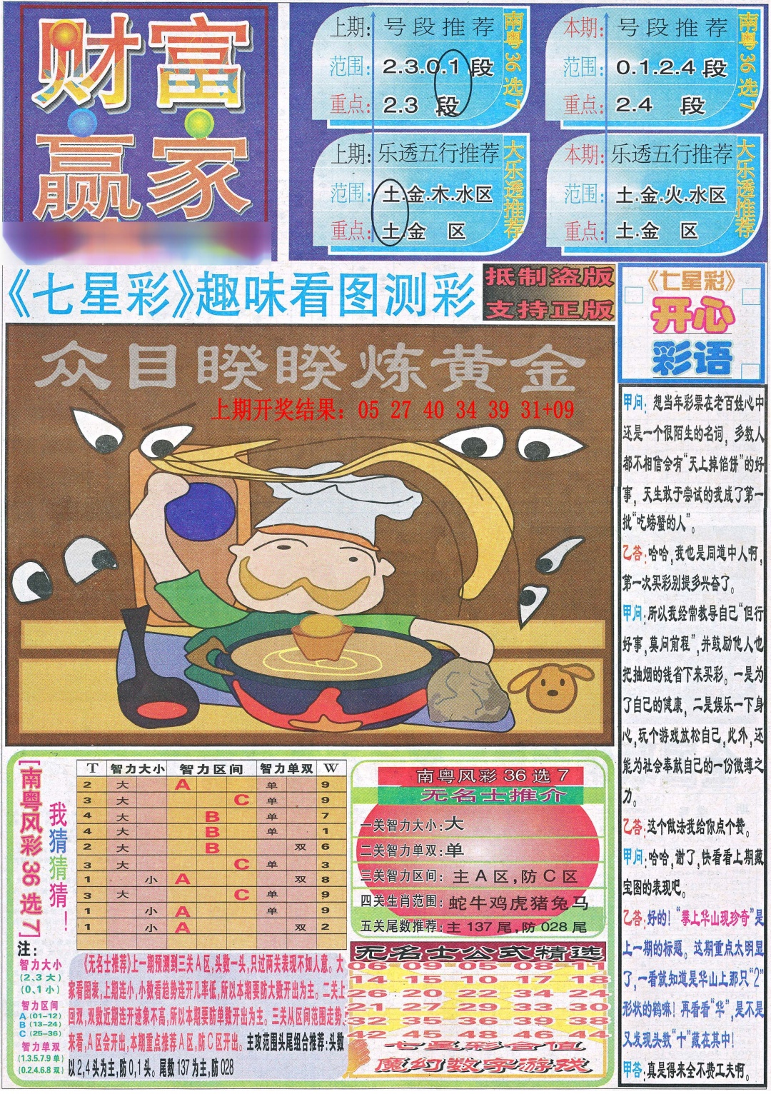 061期七星彩图(高清)[图]