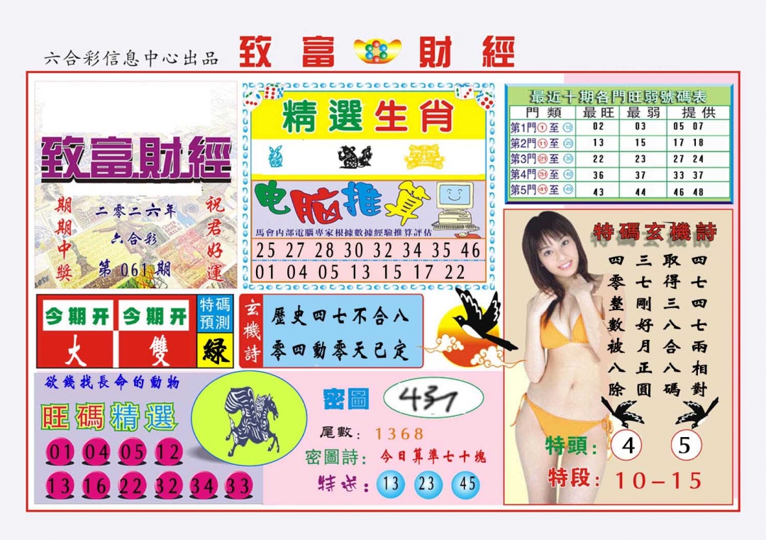 061期致富财经[图]