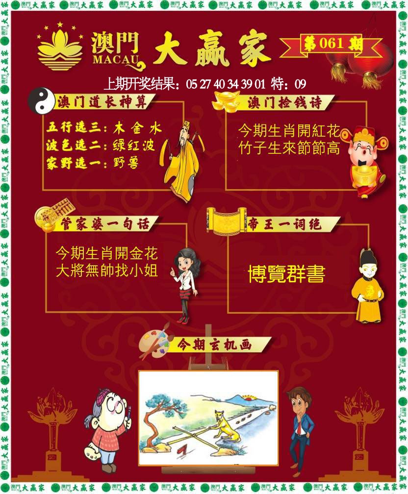 061期大赢家[图]