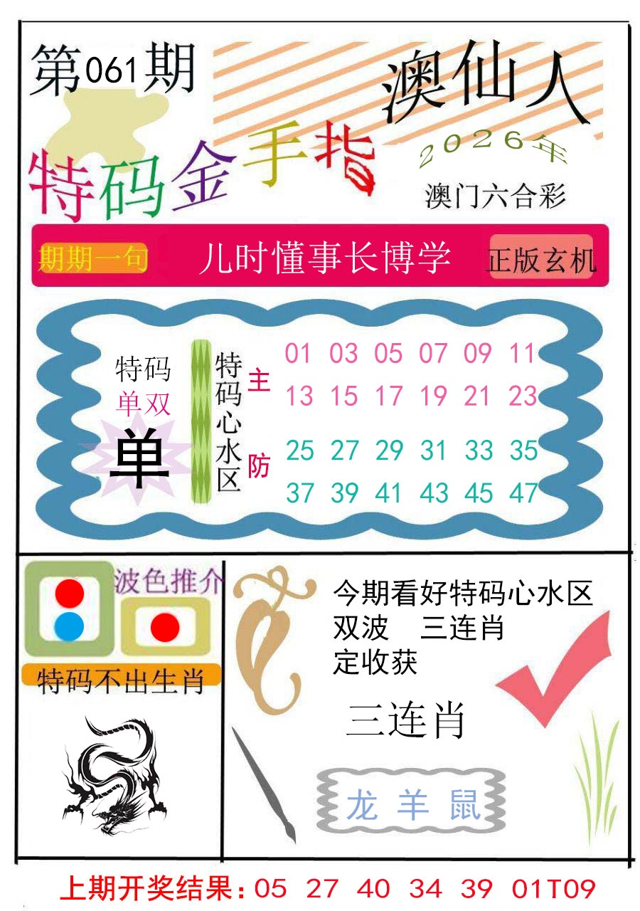 061期特码金手指[图]