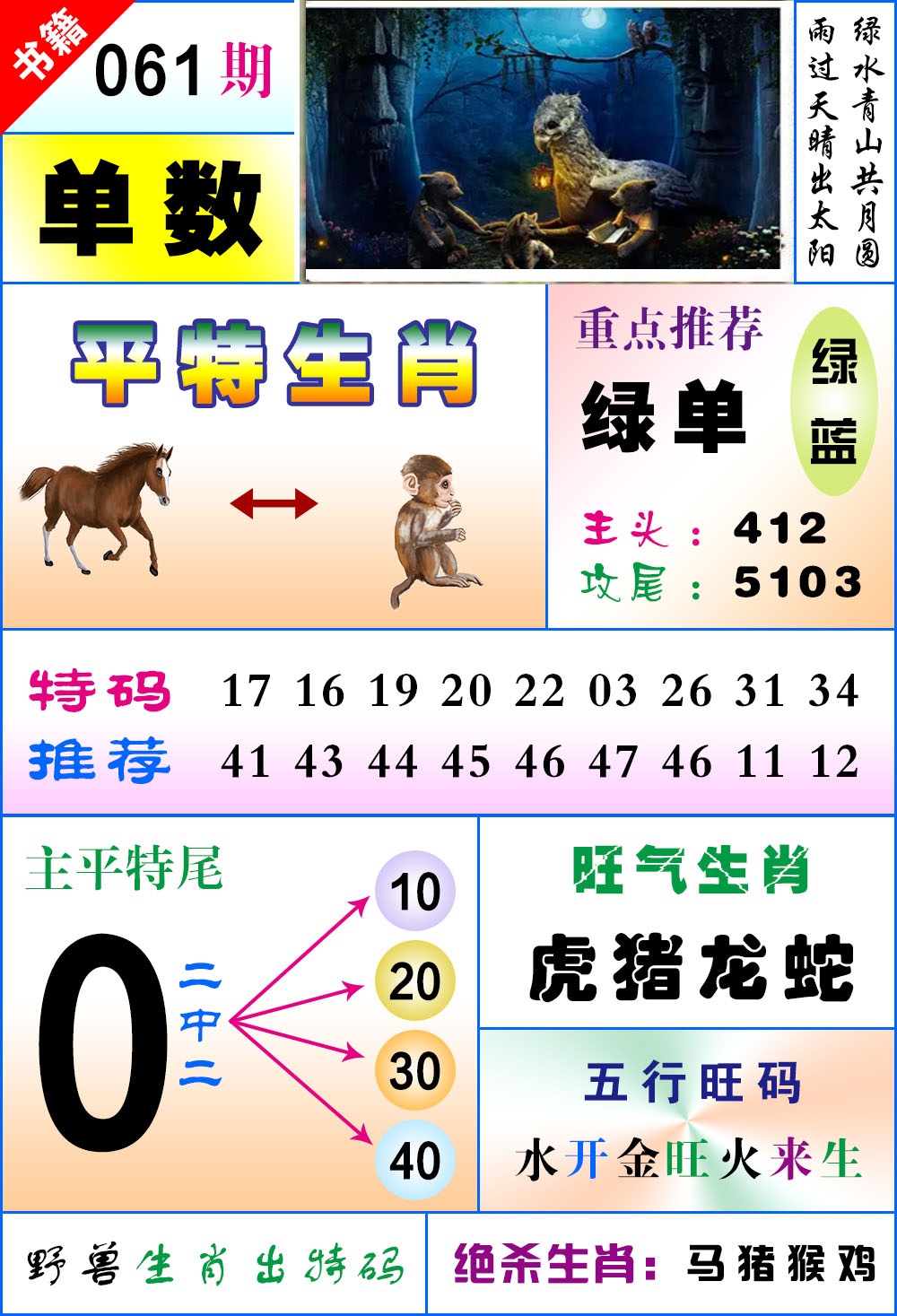 061期澳门风水平特[图]