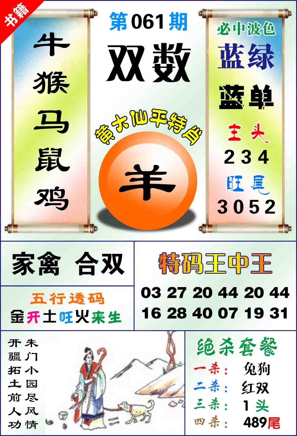 061期澳门平特王中正[图]