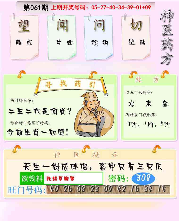 061期神医药方[图]