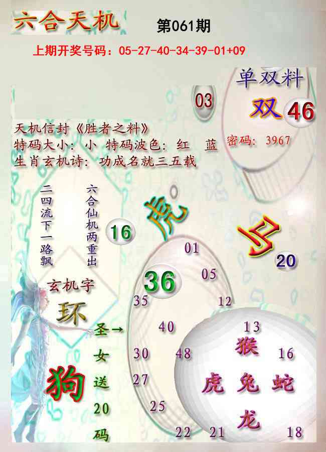 061期天机报[图]