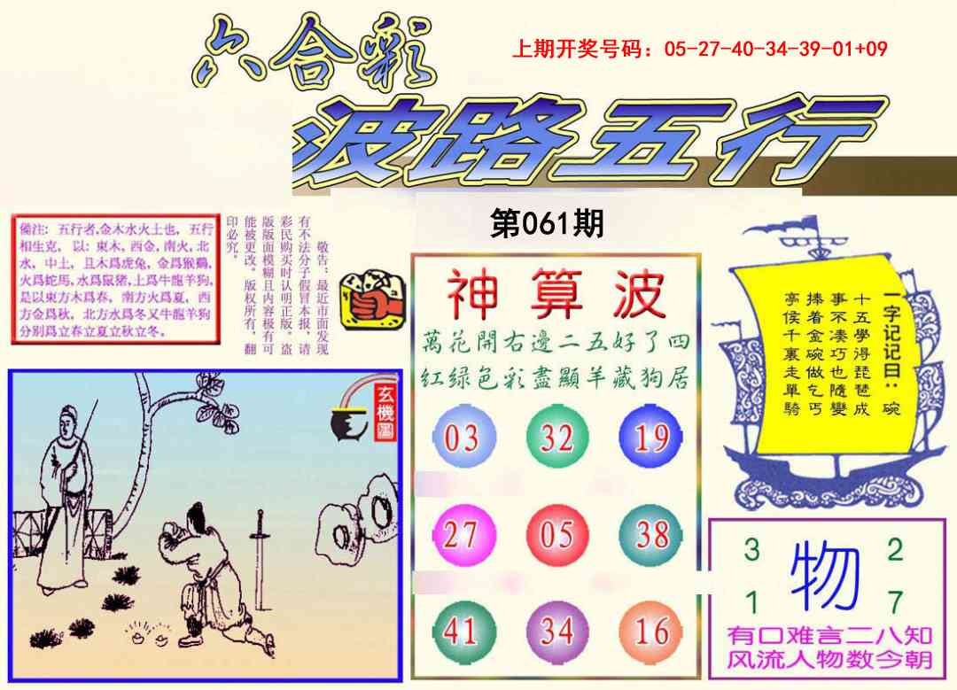 061期波路五行[图]