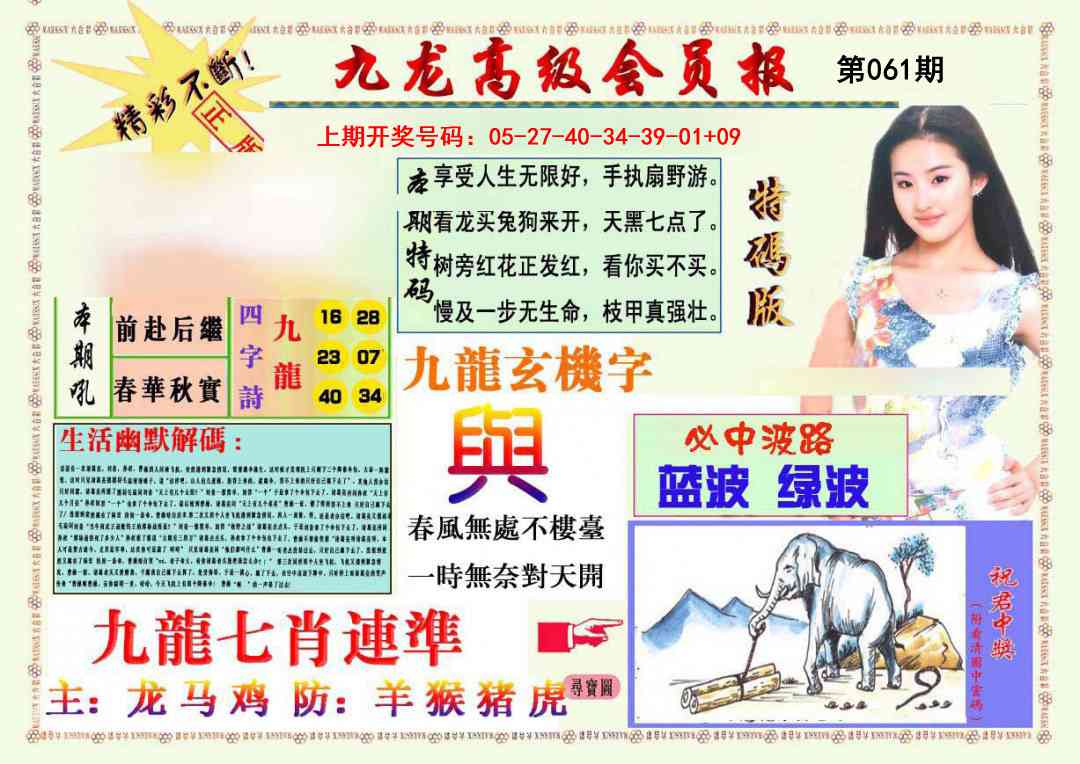 061期九龙高级会员报[图]