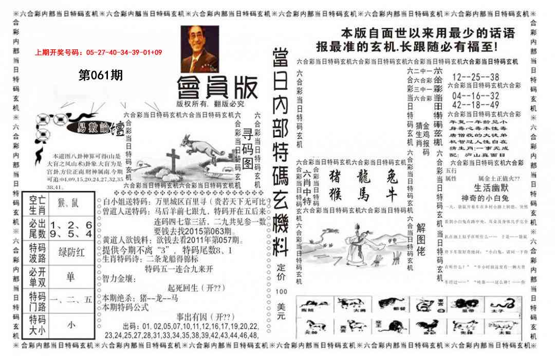061期当日特码玄机报[图]