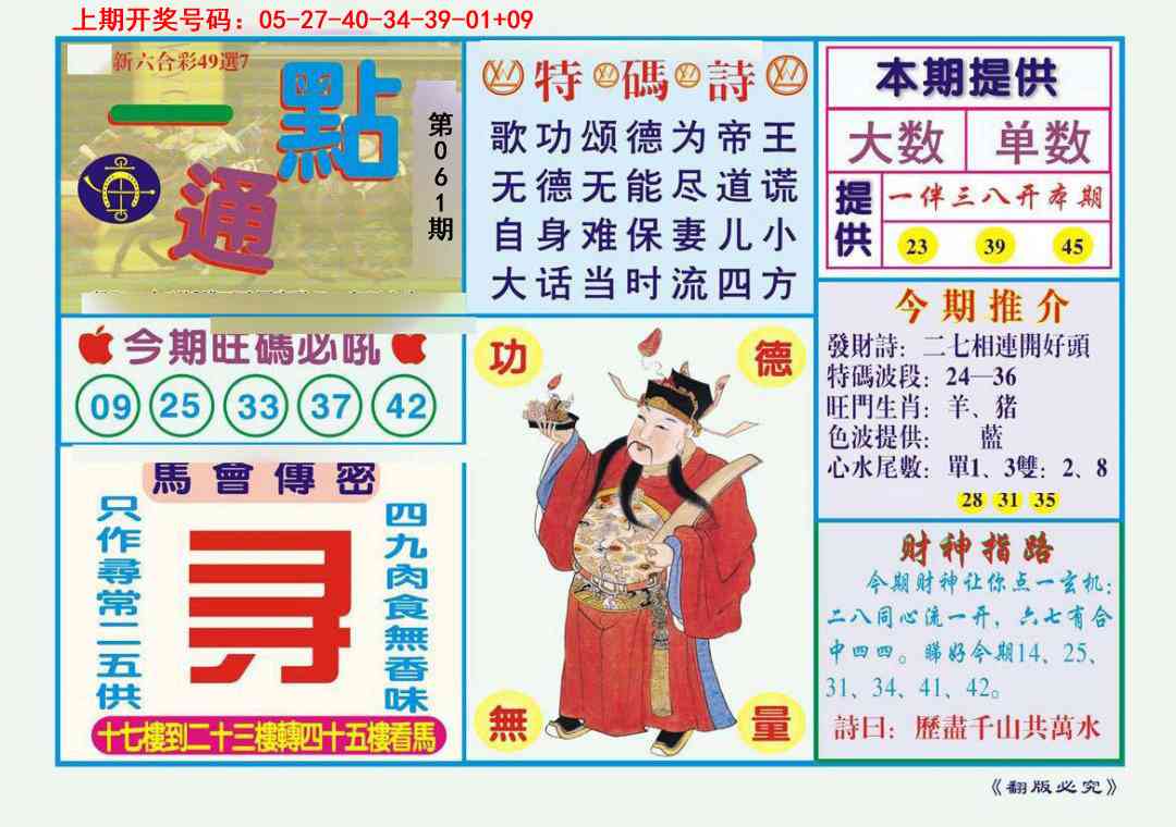 061期一点通[图]