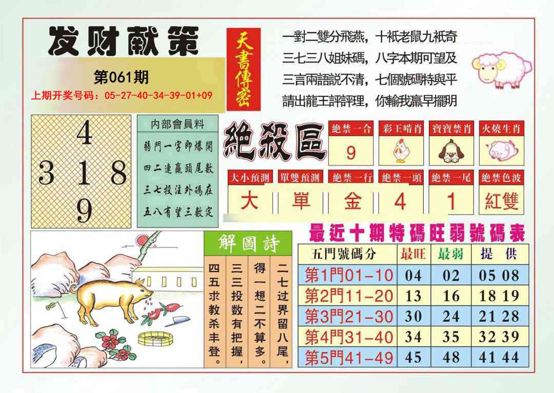 061期发财献策[图]