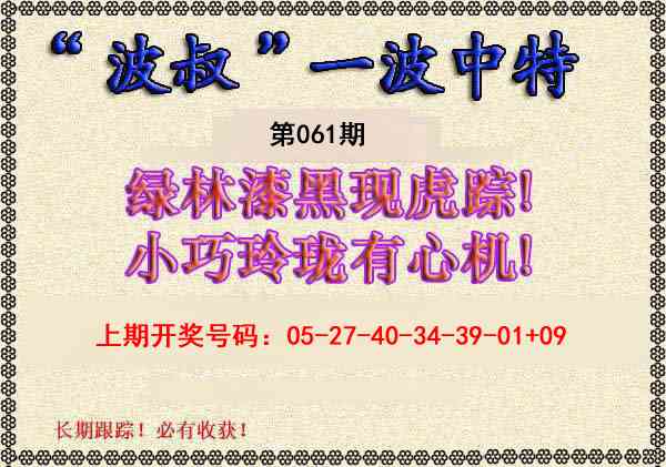 061期波叔一波中特[图]