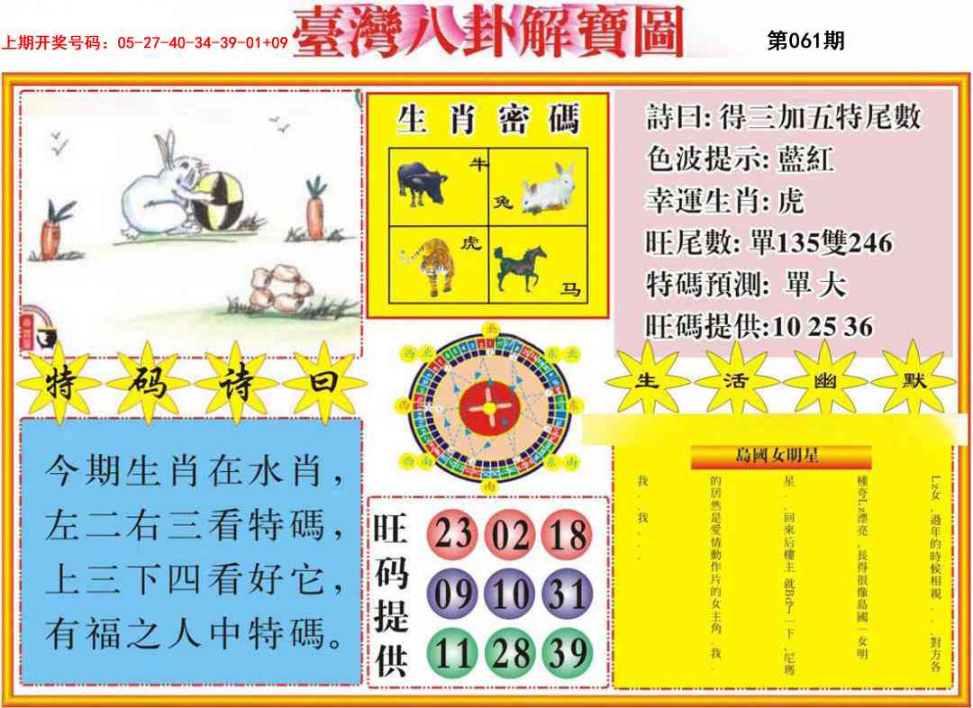 061期台湾八卦解宝图[图]