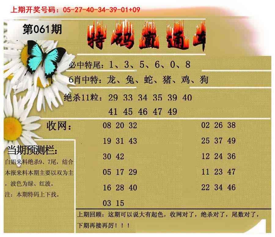 061期特码直通车[图]