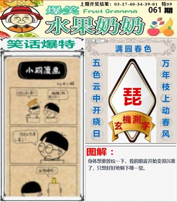 061期爆笑水果奶奶[图]