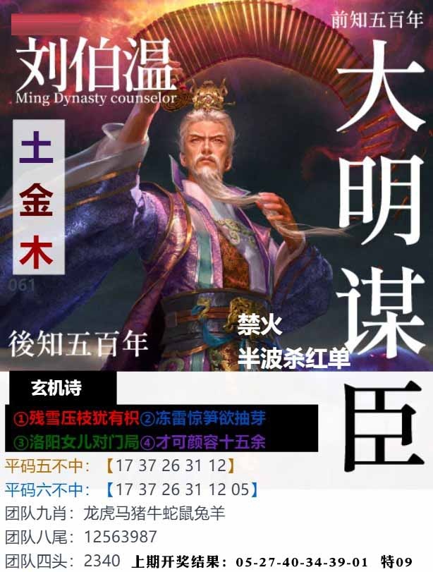 061期大明谋臣[图]